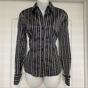 NY&C Striped Blouse
